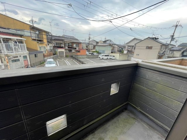 右・梅津罧原町の展望