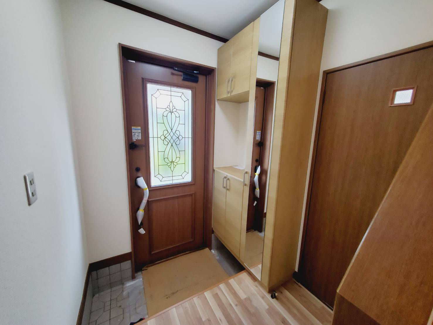 八戸市大字糠塚字前谷地の玄関