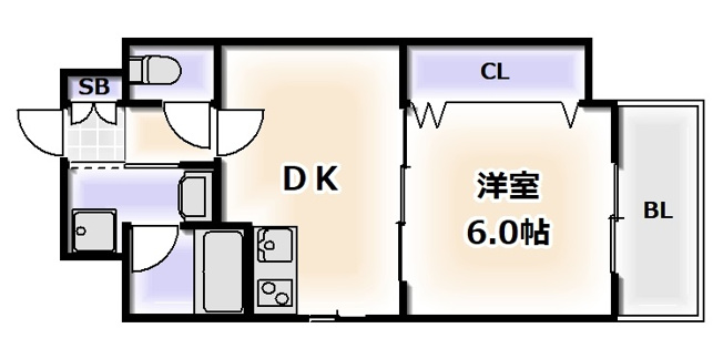 【間取り】 | KDXレジデンス難波南