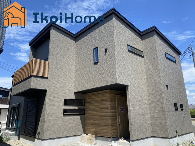 明石市大久保町八木　新築一戸建　２期3号棟の外観|制振装置を採用した住宅を現在建築中です。敷地には2台駐車が可能です。日当たりも良好です！