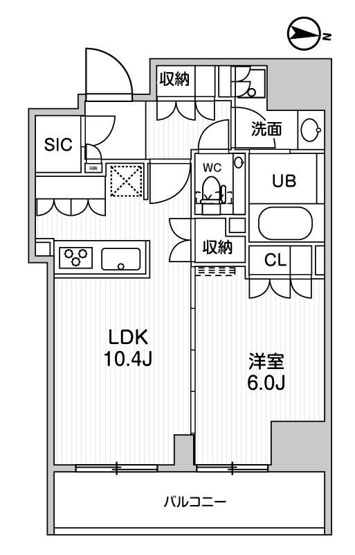 【間取り】 | ガリシア森下Ⅴ
