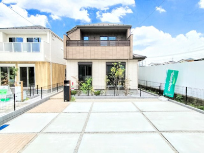 【外観】 | ◇◆荏田西5丁目新築全4棟　4号棟◆◇ | ◆一戸建てを中心とした街並みが整然と続き、周辺は高い建物が建っていないので、緑の多い閑静な趣を感じる環境です。街並みや周辺環境も重要なポイントです！！