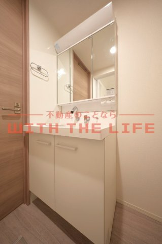 グランデシェチオ千本杉Ⅱ【キャッシュバック対象物件】の独立洗面台|独立洗面化粧台が付いています
