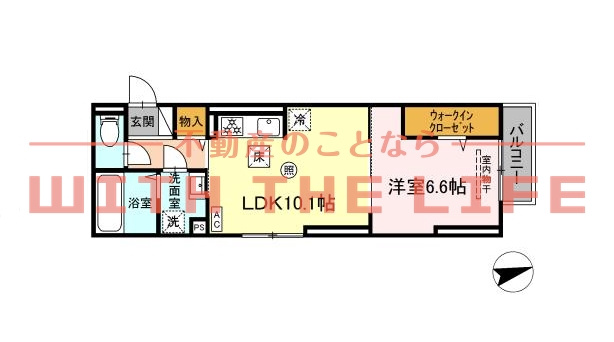 グランデシェチオ千本杉Ⅱ【キャッシュバック対象物件】の間取り