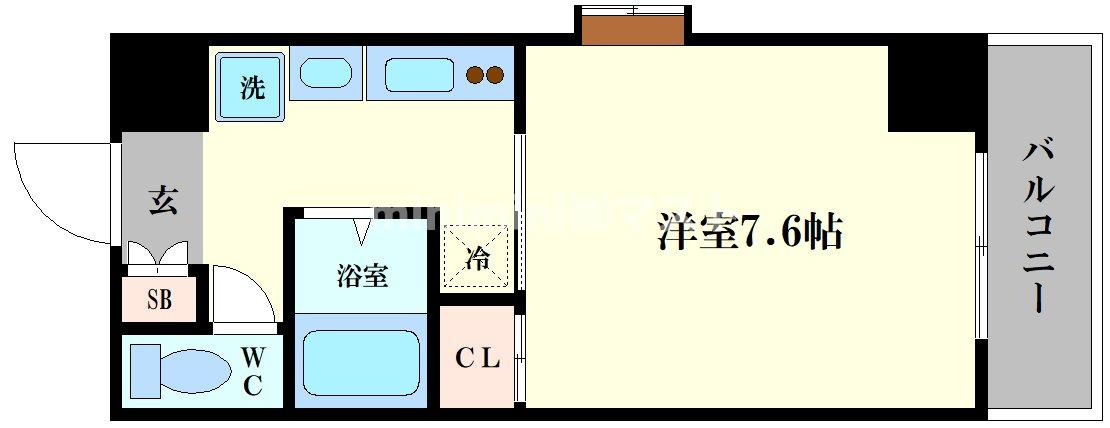 北堀江GGRの間取り