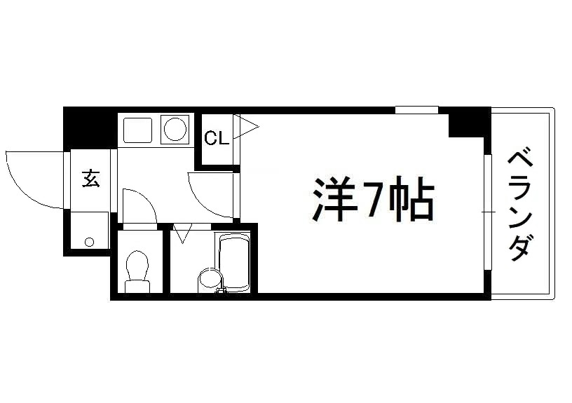 ユニバーシティ丸光の間取り|【代表的な間取です】