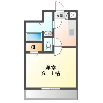 ＶｅｎｔＶｅｒｔ(ヴァンヴェール)の間取り