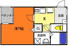 【間取り】 | ノイヴェル長瀬