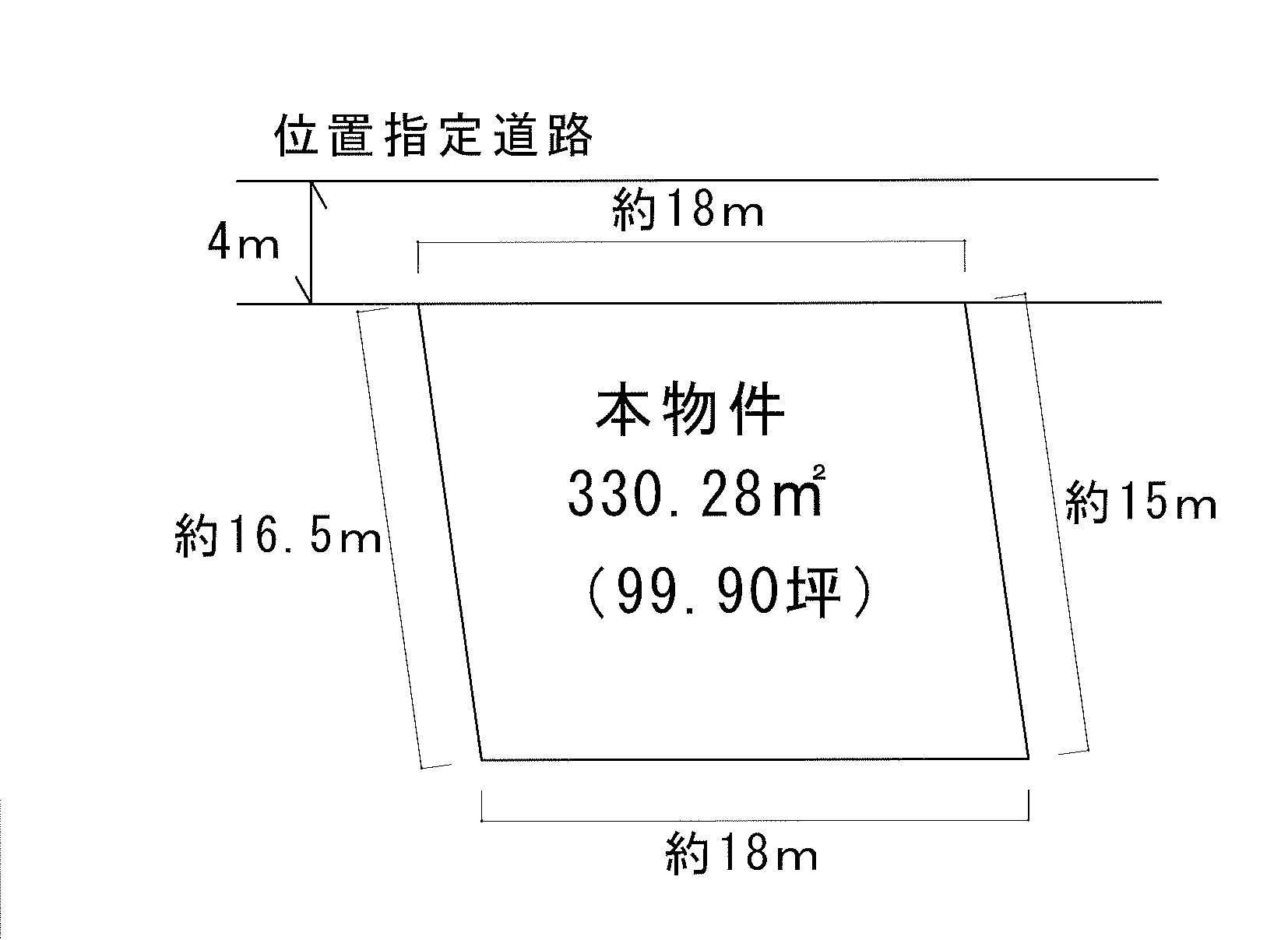 米沢市太田町5丁目　売地