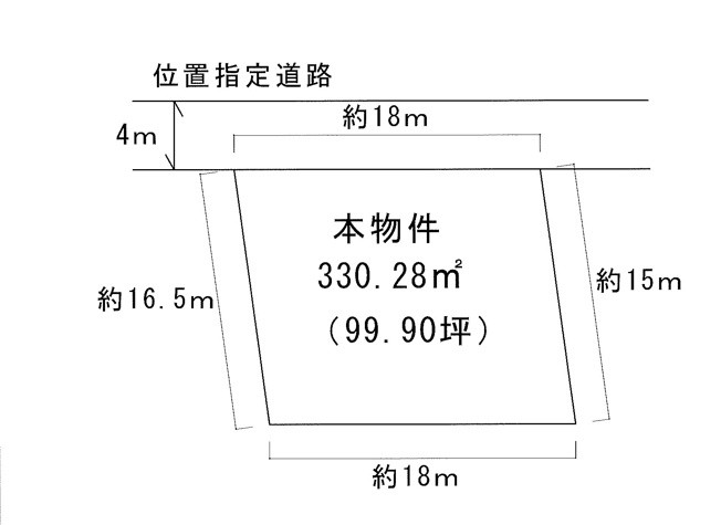 【土地図】 | 米沢市太田町5丁目　売地