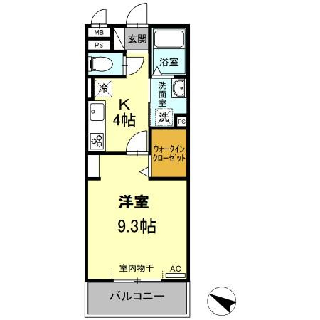 パストラーレ富士松　　刈谷市の賃貸ならクラスホーム刈谷店の間取り