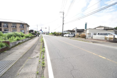 【前面道路含む現地写真】 | 鹿屋市川西町　売地(全2筆) | 北側