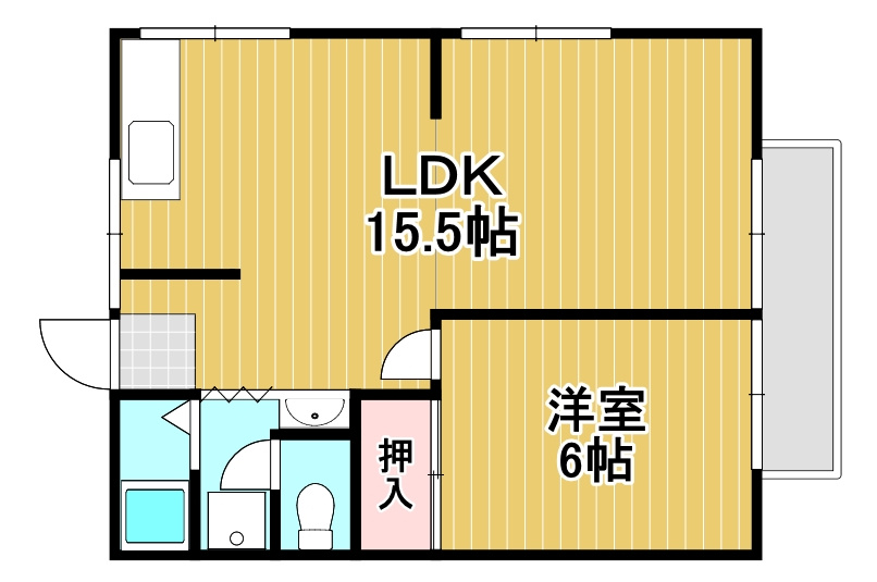 ベルメゾン・モリタの間取り