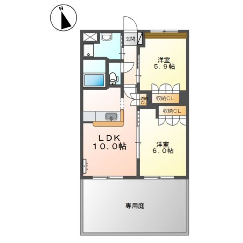 サンフォレスティ前泉の間取り