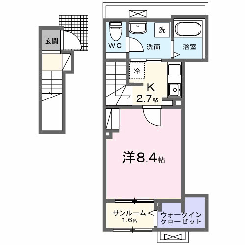 ピンズⅠの間取り