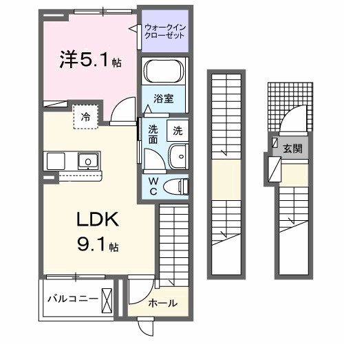 ピンズⅠの間取り