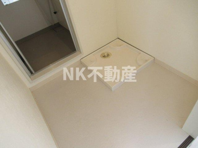 【洗面所】 | Casa下小阪（河内小阪賃貸） | 室内洗濯パンです