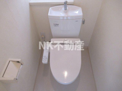 【トイレ】 | Casa下小阪（河内小阪賃貸） | コンパクトで使いやすいトイレです