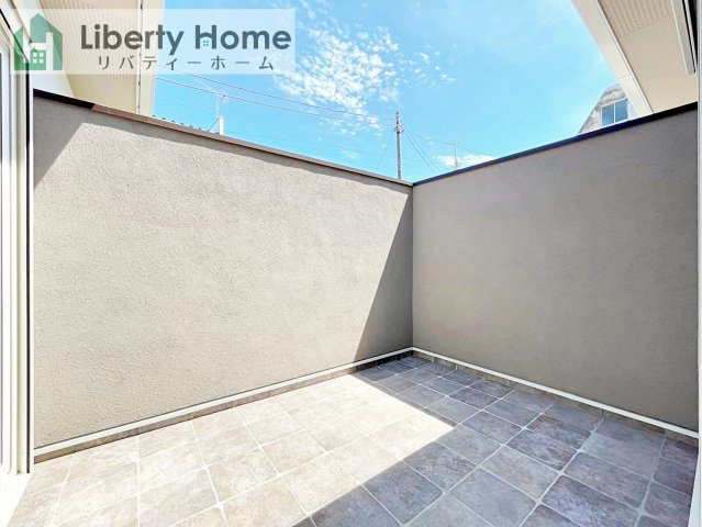 日立市多賀Ⅱのバルコニー