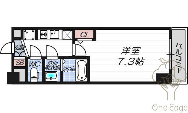 ヴァンヴェール天神橋の間取り