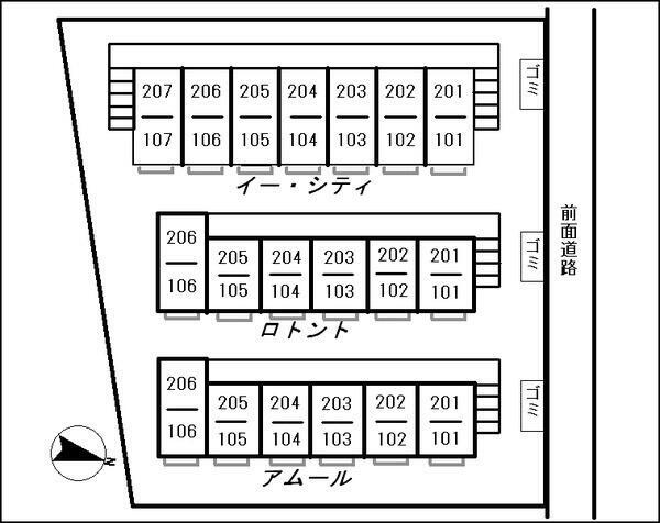 アムールの区画図