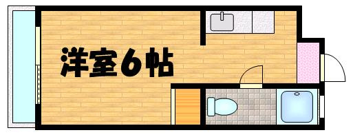 シャトー若草の間取り