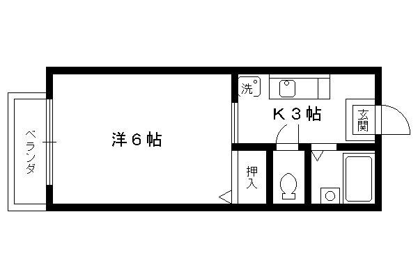 ハイツはなみずきの間取り|【代表的な間取りです】