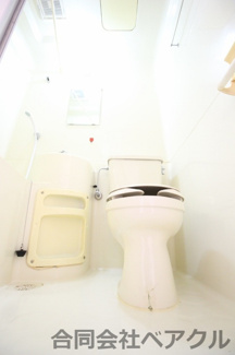 【トイレ】 | 佐々木マンション | 清潔感のあるトイレです