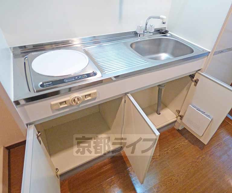 西陣の中のキッチン