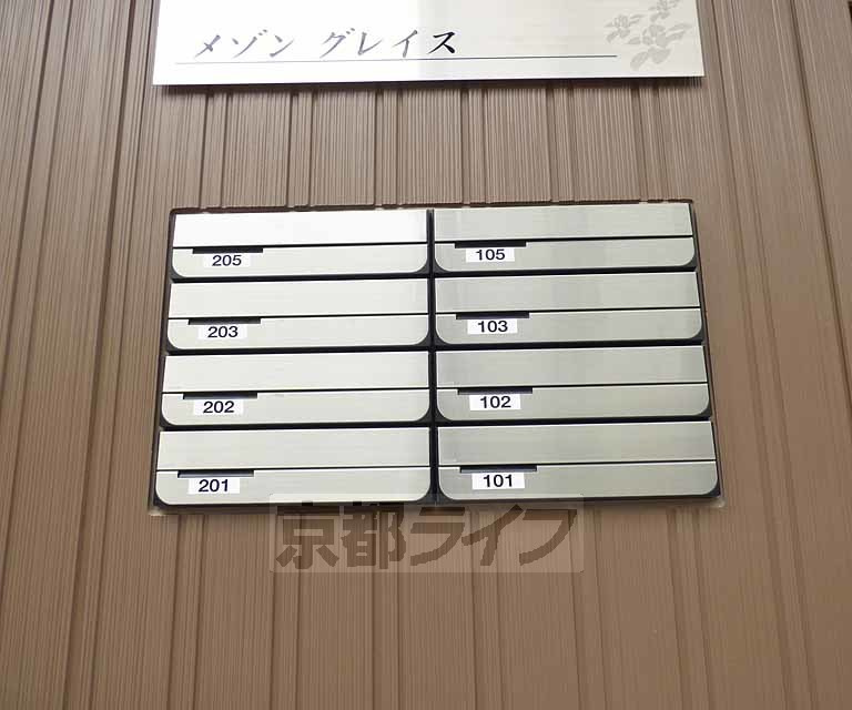 メゾングレイスのその他共用部分|集合ポストです