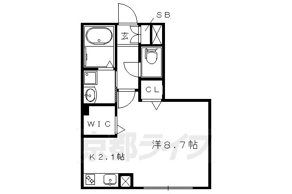 メゾングレイスの間取り|別タイプの間取りです