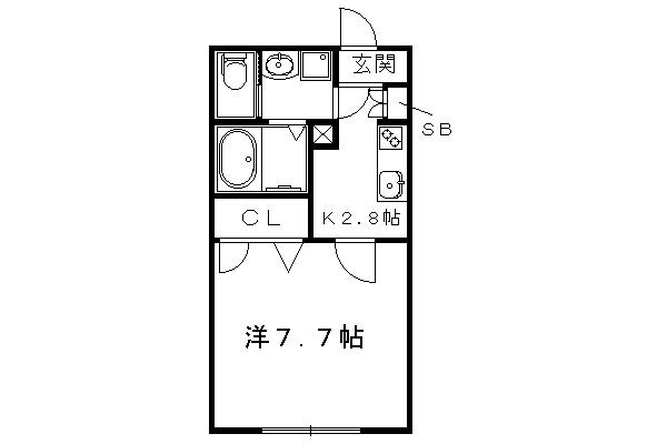 メゾングレイスの間取り|【代表的な間取りです】