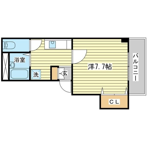 クレアトゥールOTSUKAの間取り
