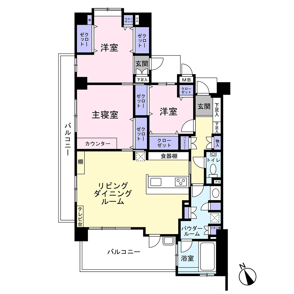 【間取り】の画像