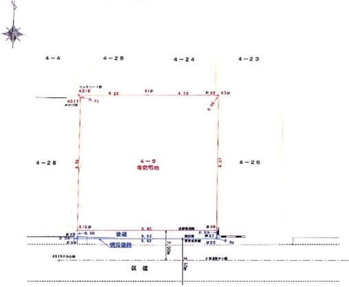 清川2丁目売地の土地図