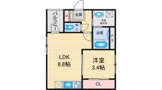 【間取り】 | ハーモニーテラス開平町 | 略図の為、現状優先