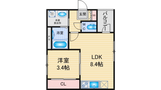【間取り】 | ハーモニーテラス開平町Ⅱ | 略図の為、現状優先