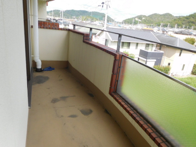 セントラル向陽台のバルコニー