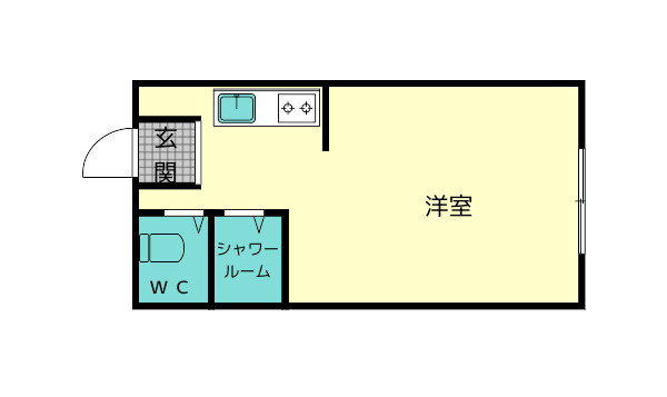 コーポ諏訪西大寺の間取り