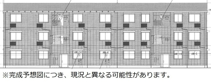 熊本市東区長嶺西２丁目のアパート