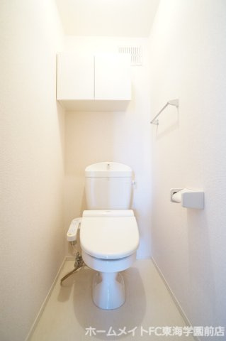 熊本市北区清水東町のアパートのトイレ
