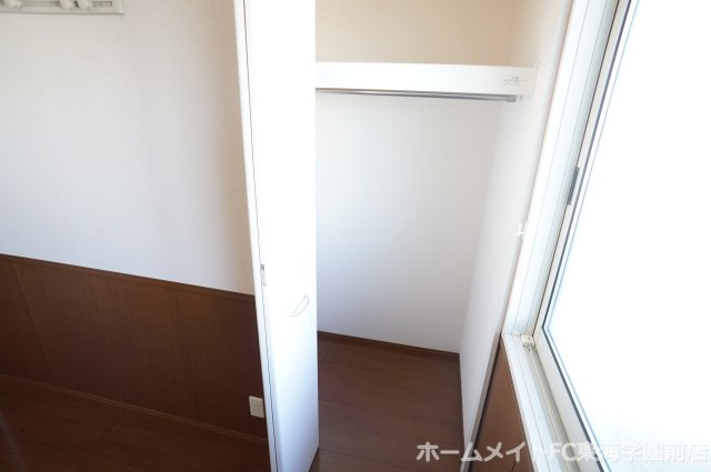 熊本市北区清水東町のアパートの収納