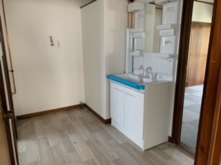 網走市台町2丁目戸建の脱衣所