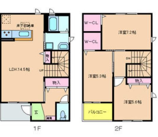 【間取り】 | パルファンシャーメゾン