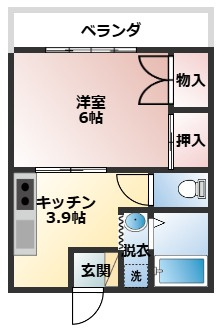 第３コーポヴィラの間取り