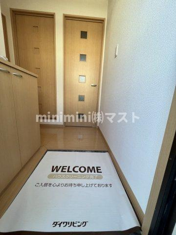COZY岸里の玄関