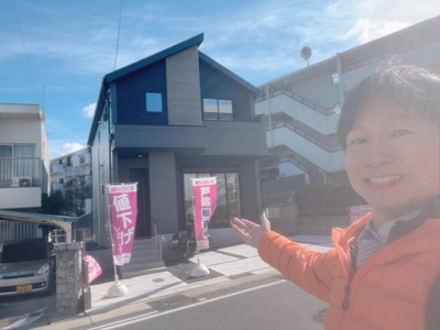 【外観】 | KIS千種区光が丘3期　新築戸建　仲介手数料無料 | 社長の村田です！
完成しました！
是非内覧下さい！