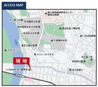【地図】 | 市川市市川3丁目　売地