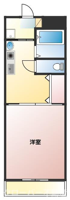 カーサ弐番丁の間取り