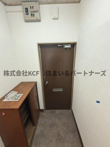 コーポ鹿田の玄関|きれいな玄関です